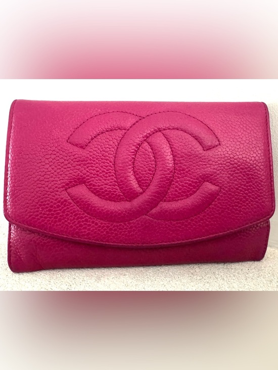 CHANEL Handbags - CHANEL Pink Caviar CC Wallet Authentication Card & Serial Sticker